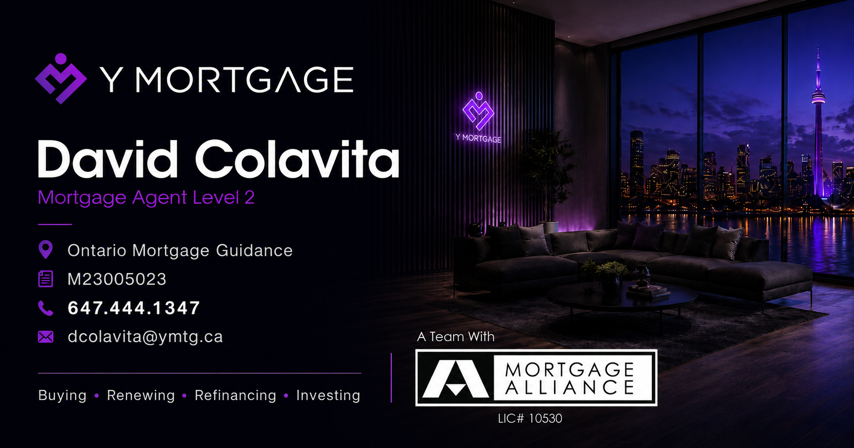 David Colavita mortgage website preview